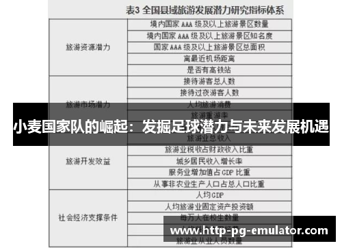 小麦国家队的崛起：发掘足球潜力与未来发展机遇