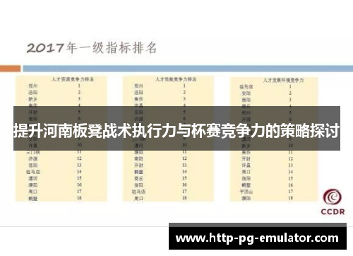 提升河南板凳战术执行力与杯赛竞争力的策略探讨 提升河南板凳战术执行力与杯赛竞争力的策略探讨